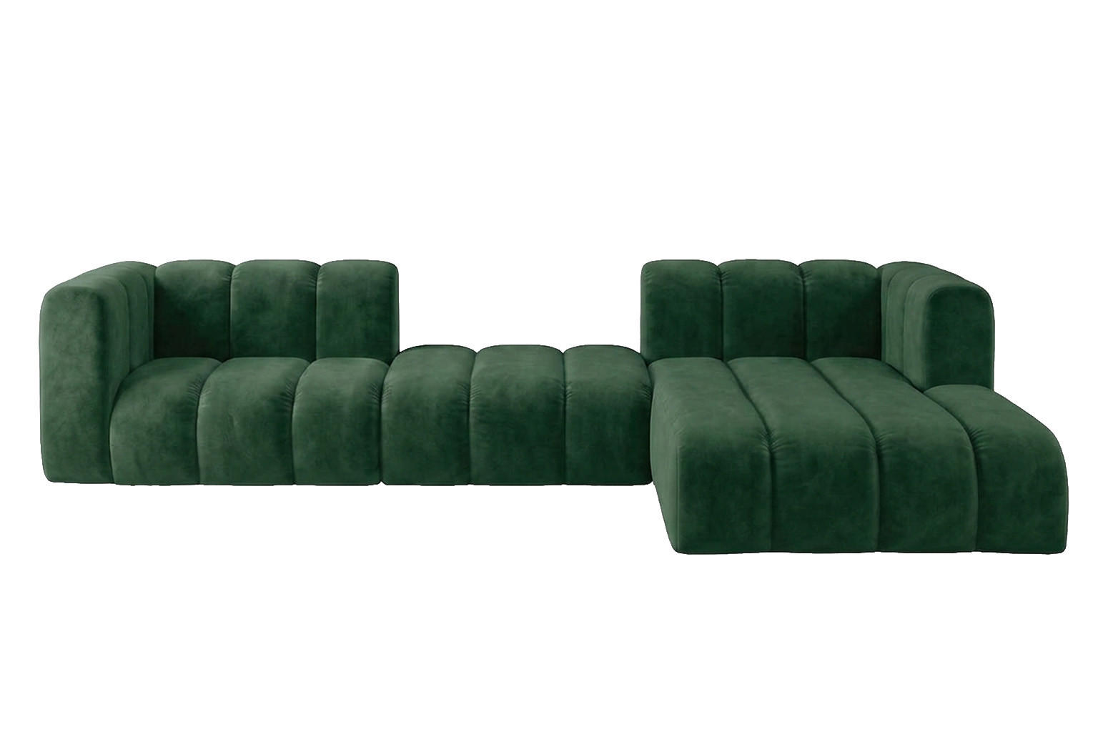 Kaiser Möbel Ecksofa Grün 319x175 cm