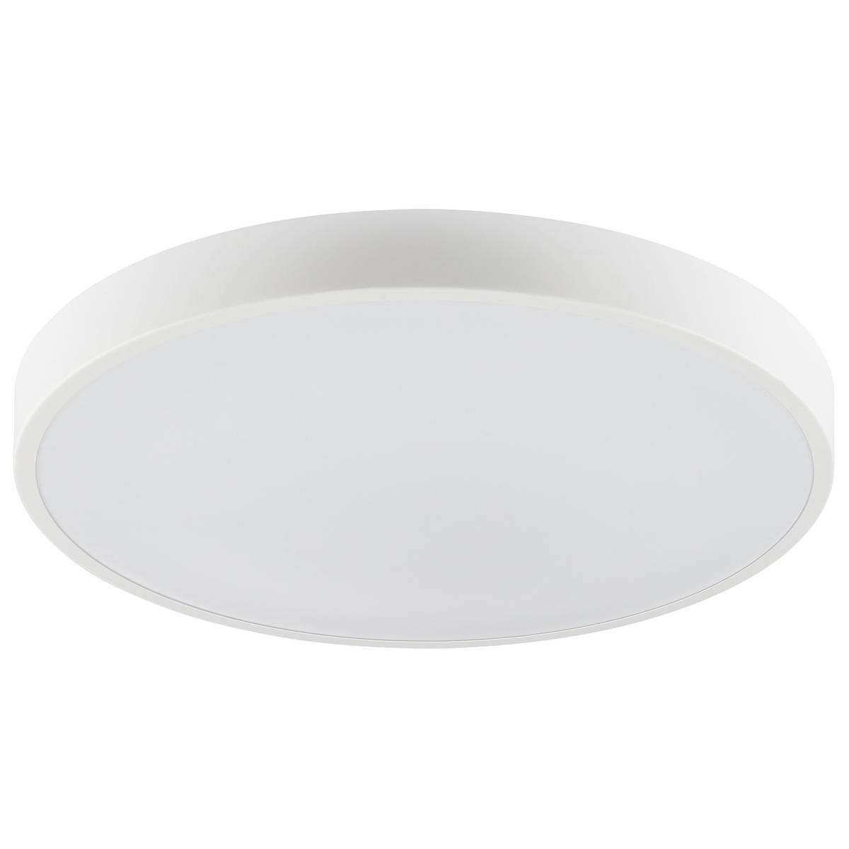 LED DECKENLEUCHTE Slimline Weiß 49/49/8 cm - Weiß, Metall (49/49/8cm) - Brilliant