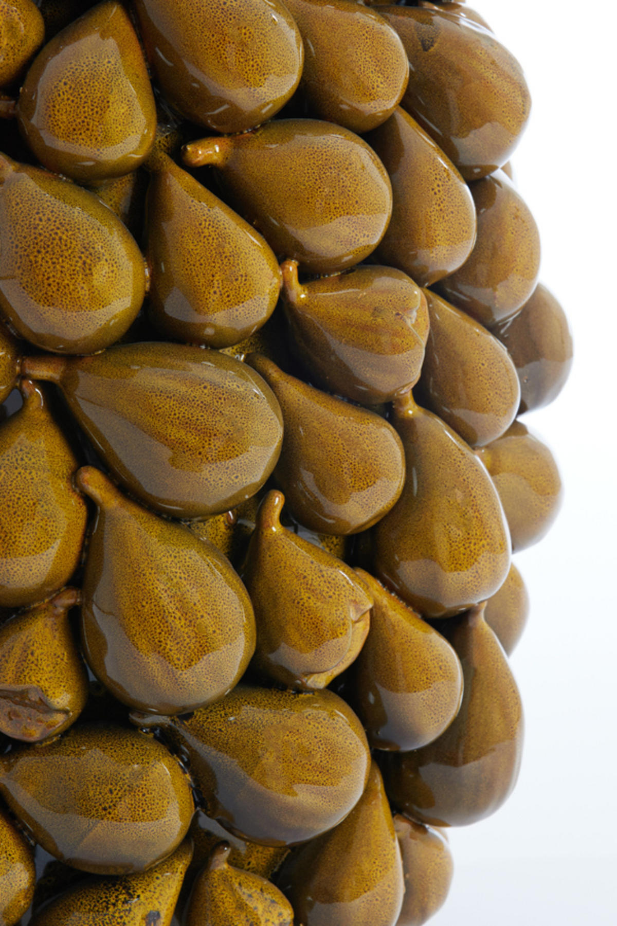 VASE Natalia Gelb Ø35/47 cm - Gelb, Keramik (47cm) - Light & Living