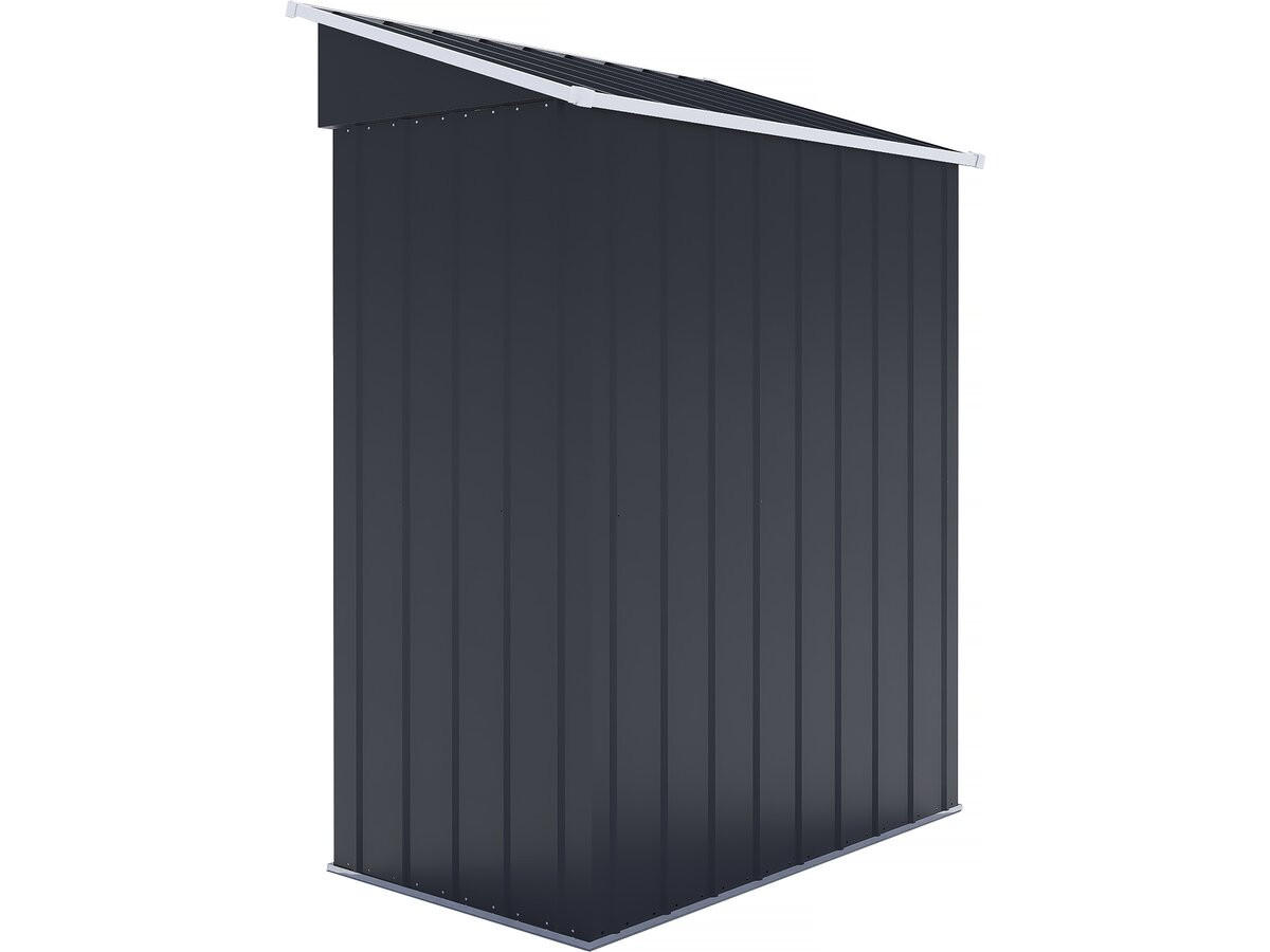 METALL-GARTENHAUS memphis Grau - Grau, Metall (97/193/153cm) - Habitat Garten