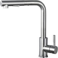 KÜCHENARMATUR 31x26cm ausziehbare Brause - Silberfarben, Metall (22/6/44cm) - KitchenQuality