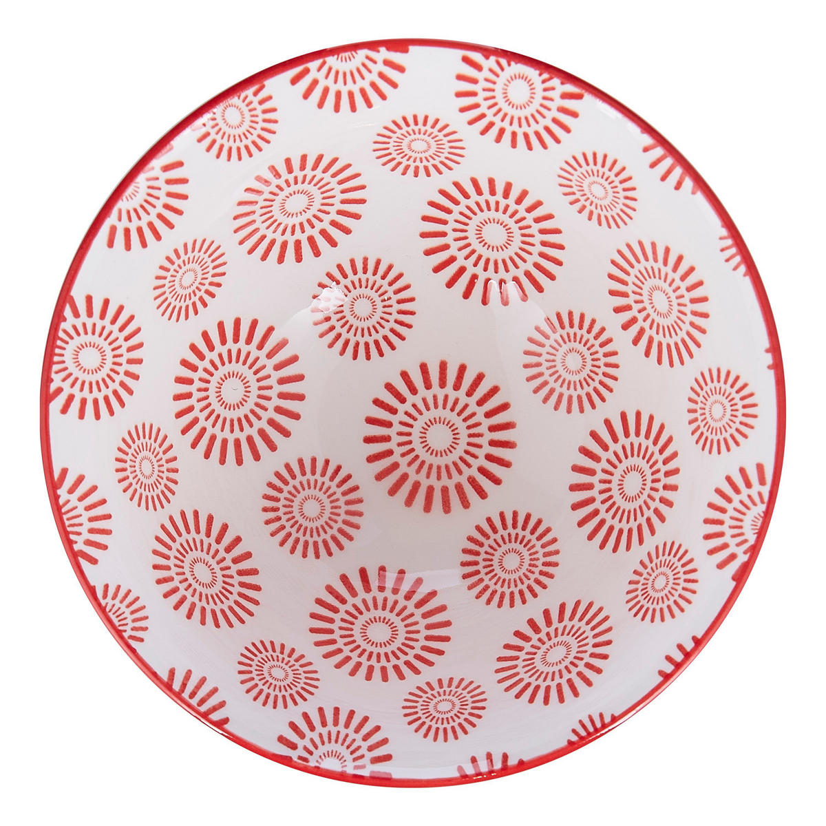 SCHALEN 6er-Set Ornaments 240 ml - Rot, Keramik (11/11/5cm) - Butlers