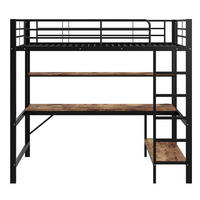 HOCHBETT Metall 90/200 cm Schwarz - Schwarz, Metall - Raumix