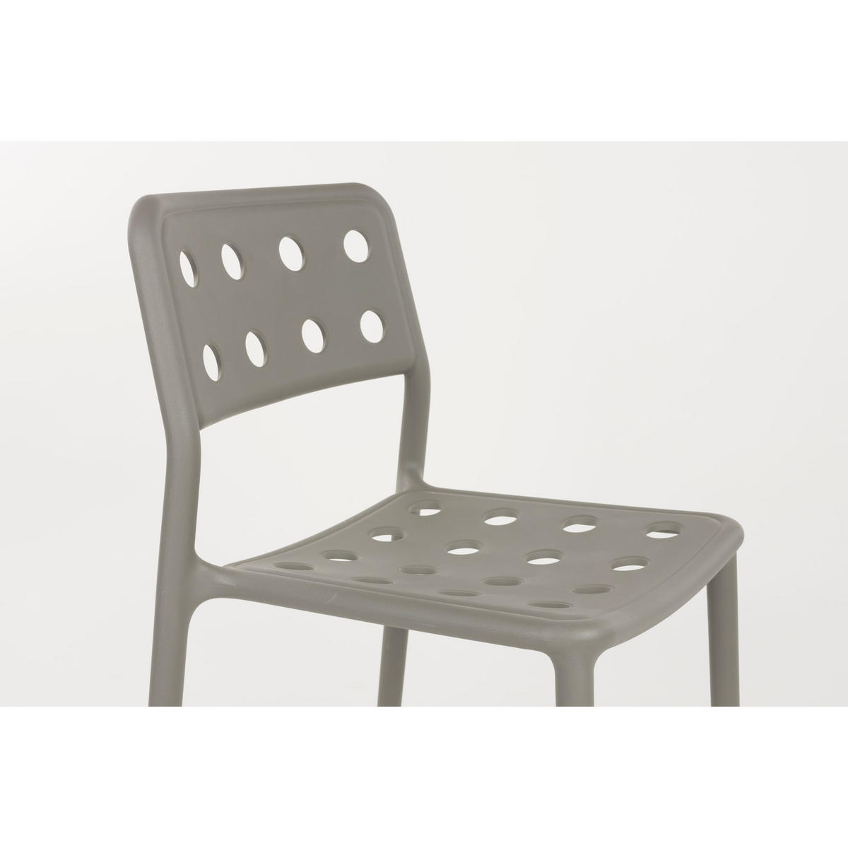 GARTENSTUHL Serra Grau - 4 er Set - Grau, Kunststoff (45.5/80/53cm) - Housecraft Living