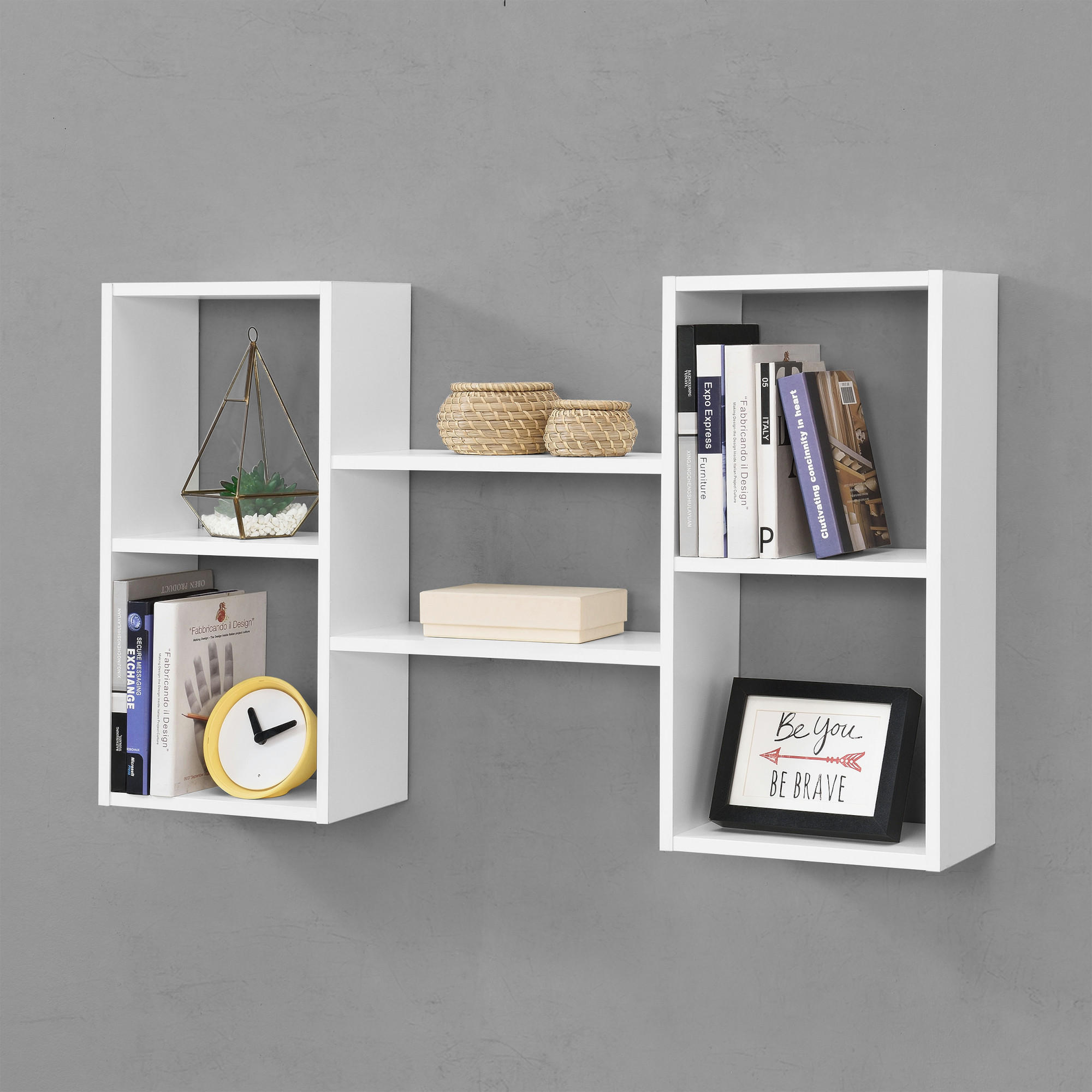 WANDREGAL Lillesand - Weiß, Holzwerkstoff (101/60/18cm) - [en.casa]