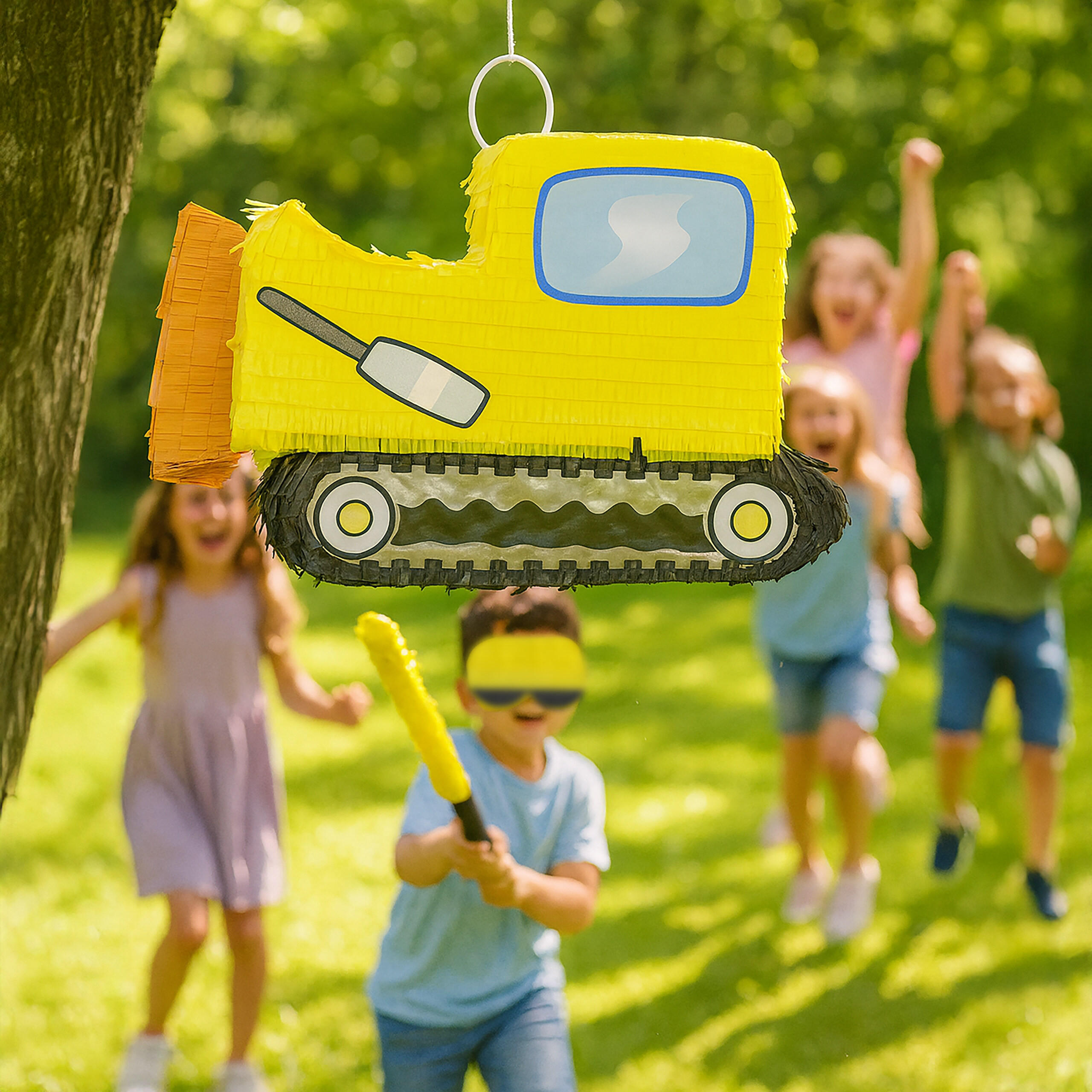 PINATA - Multicolor, Papier/Wellpappe (45/33/10cm) - Relaxdays