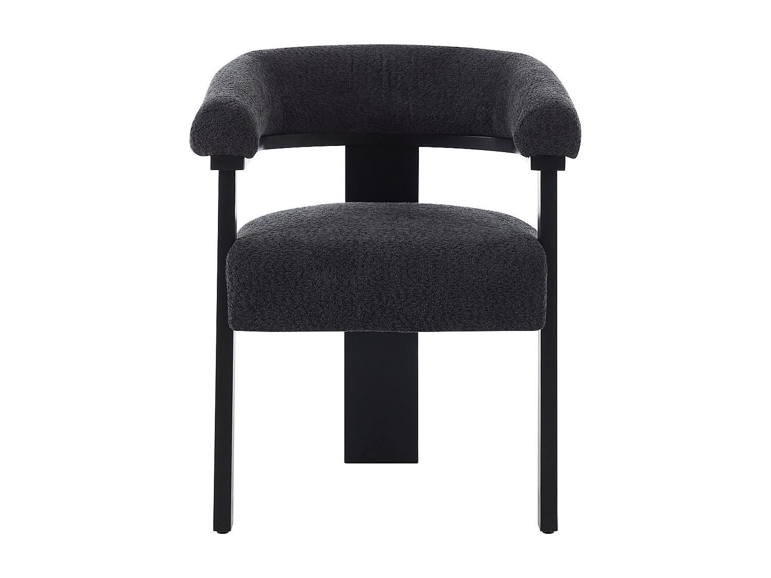 STUHL - 64 cmcm x 60 cmcm - Stoff - Anthrazitgrau - LIVELIA - Anthrazit, Textil (64/78/60cm) - Vente-Unique