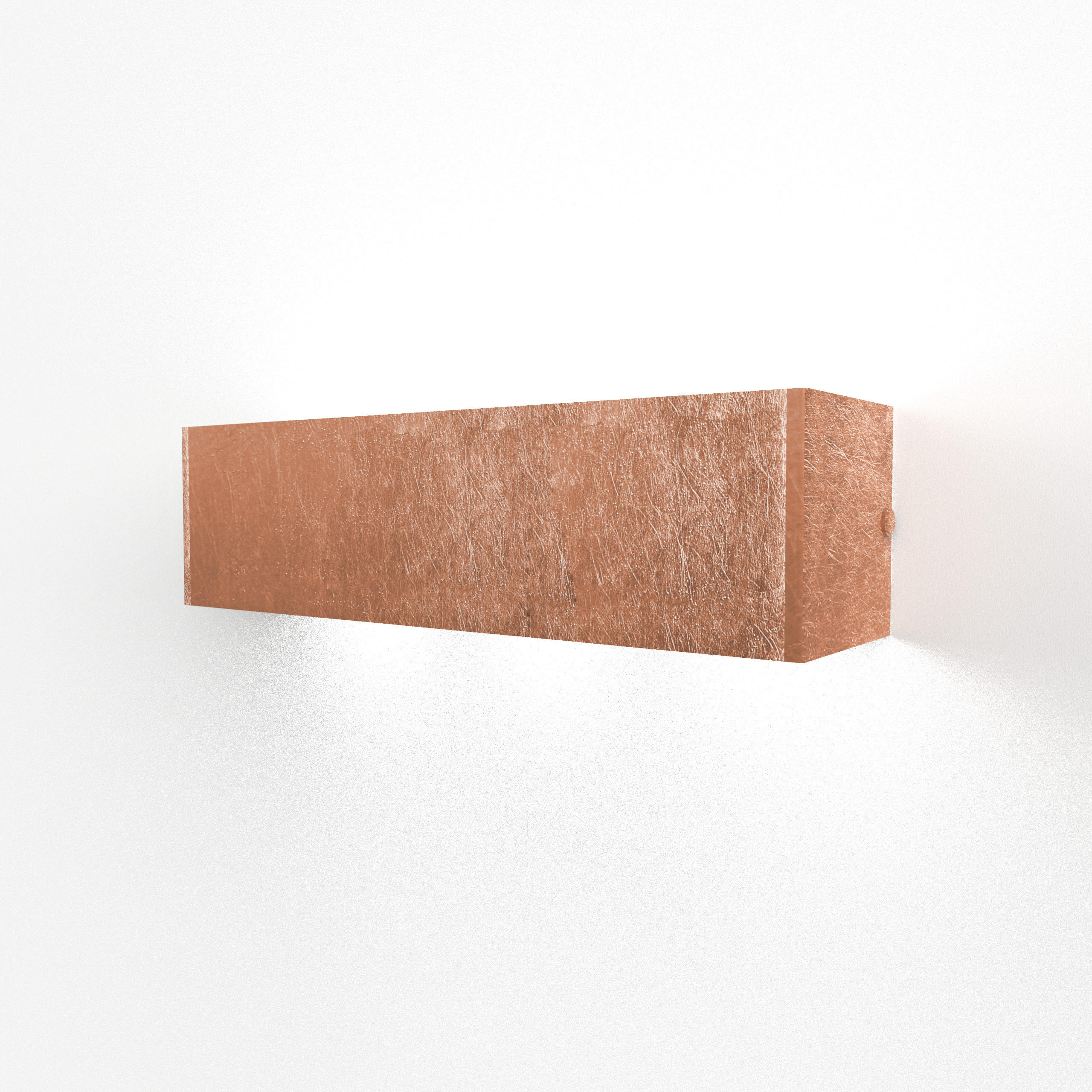 WANDLEUCHTE - Kupferfarben, Metall (45/10/10cm) - Lumicom