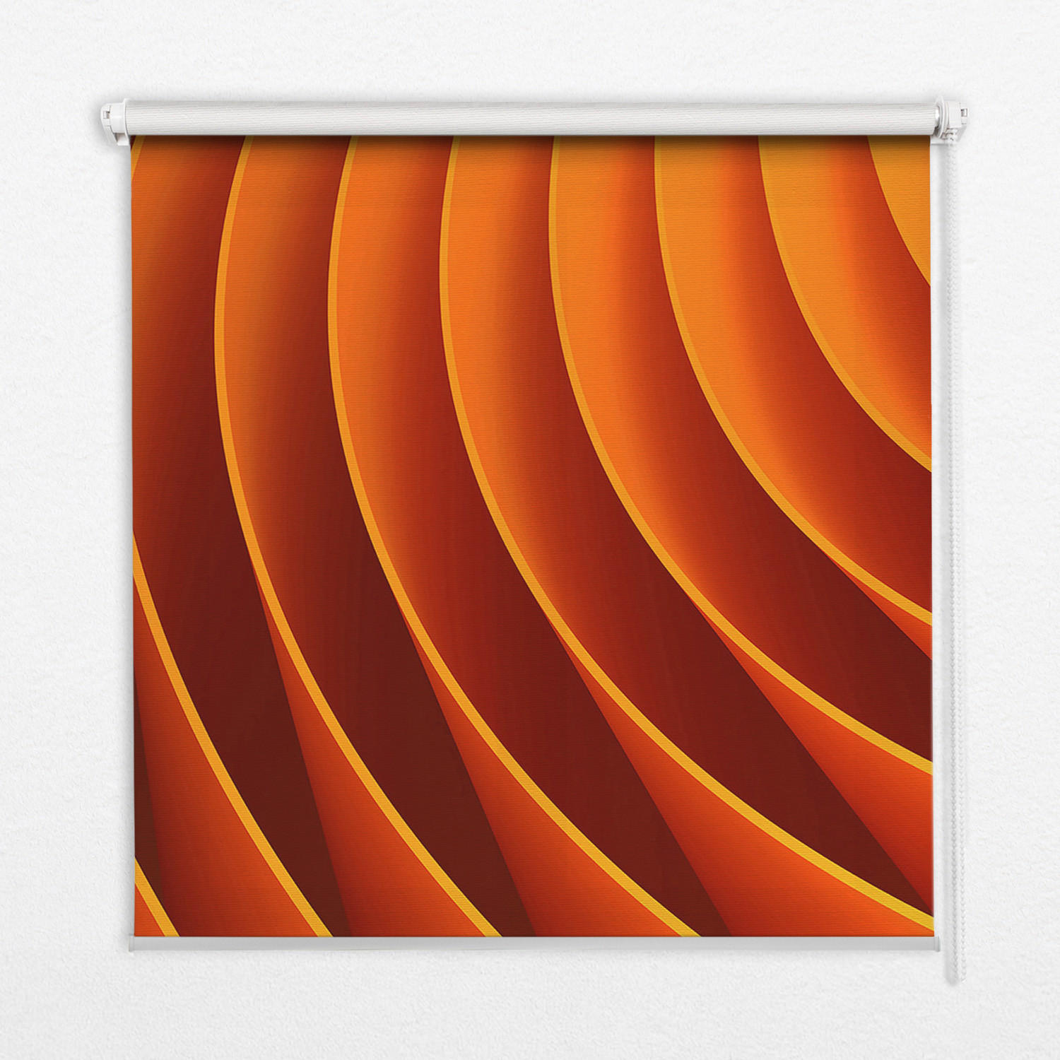 TULUP VNITŘNÍ roleta - okenní roleta - roleta - 80x140 cm - Oranžová abstrakce