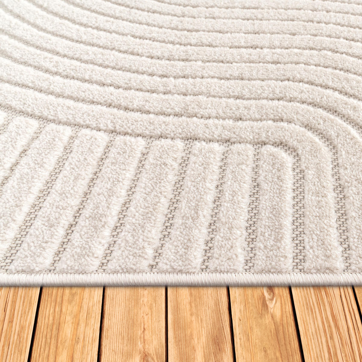 OUTDOORTEPPICH 60/100 cm Cotton 233 - Creme, Textil (60/100cm) - Paco Home