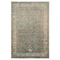 WEBTEPPICH Havana Basila Grün - Grün, Textil (191/279cm) - Kukoon Rugs