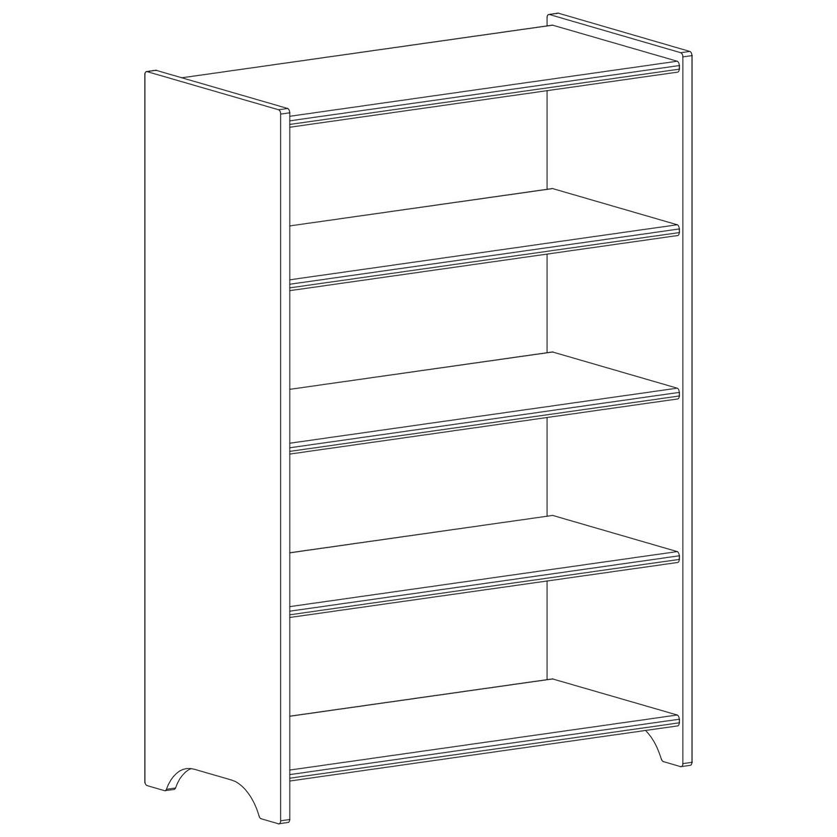 STANDREGAL - Birkefarben, Holz (81/119/39cm) - arthur berndt