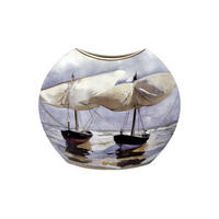 VASE Joaquin Sorolla - Boats / Seashore, Porzellan, Bunt, 20 cm - Multicolor, Keramik (20cm) - Goebel