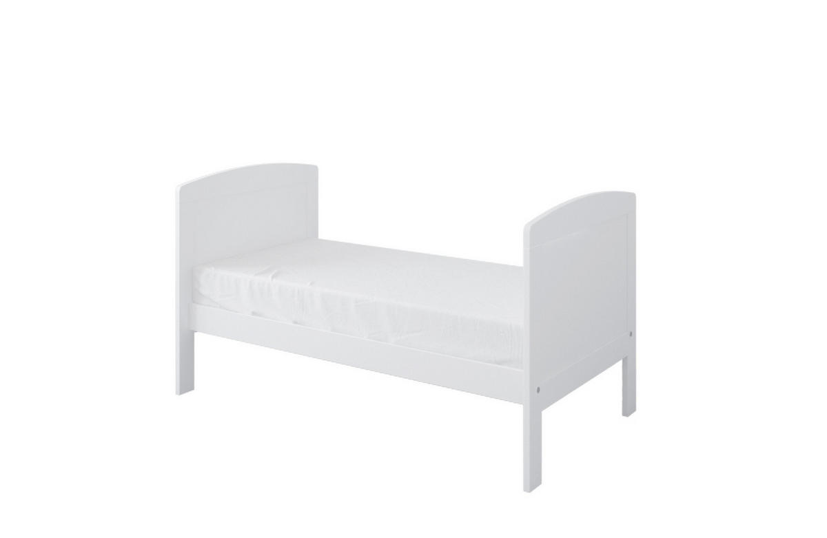 BABYBETT Småland - Weiß, Holzwerkstoff (60/120cm)