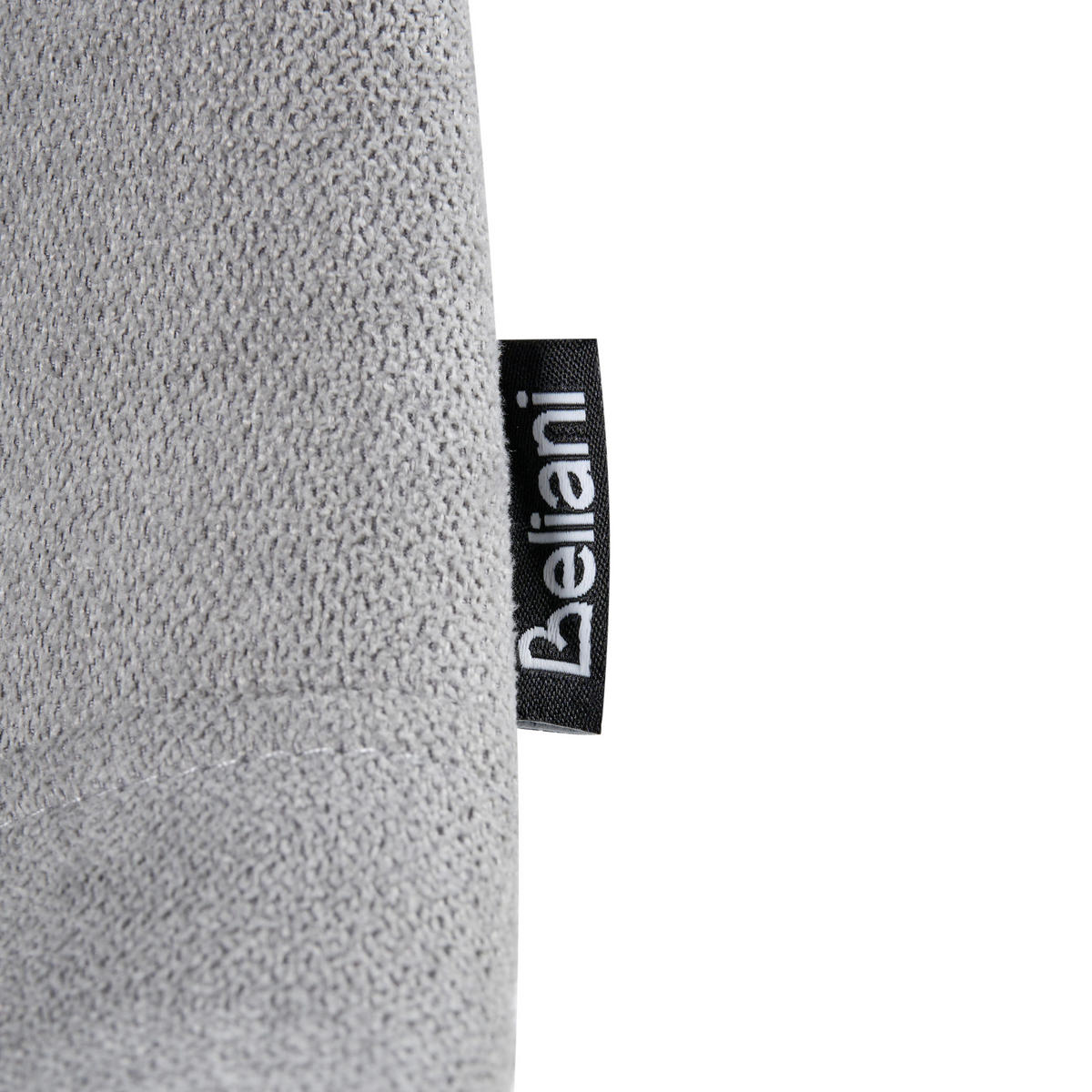 ESSZIMMERSTUHL 4er-Set Grau Tiller - Schwarz/Grau, Textil (54/84/53cm) - Beliani