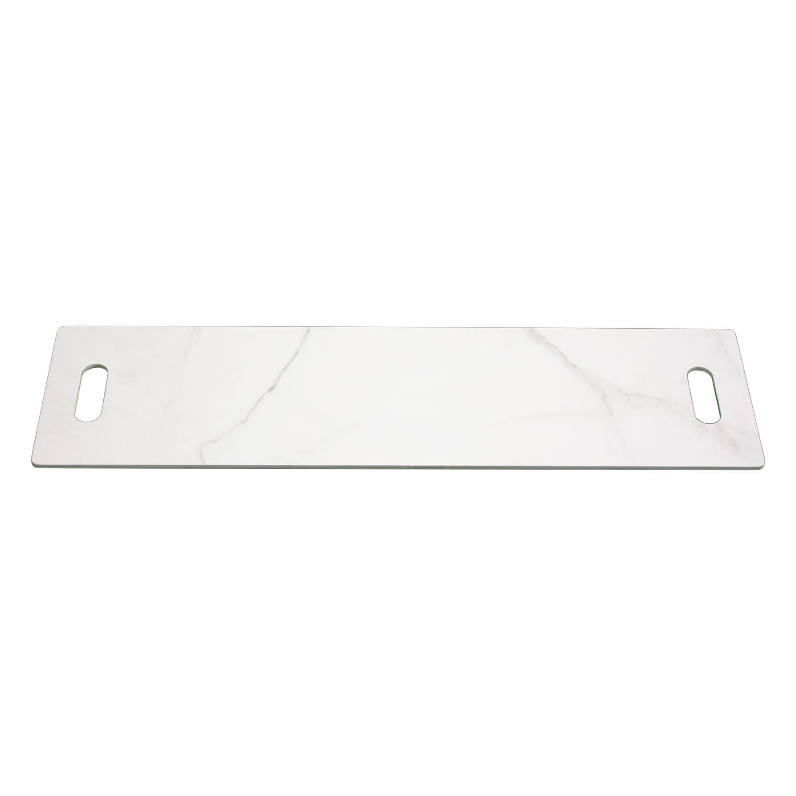 Elementi Keramik-Abdeckung Weiß Hochglanz 38x10x114 cm