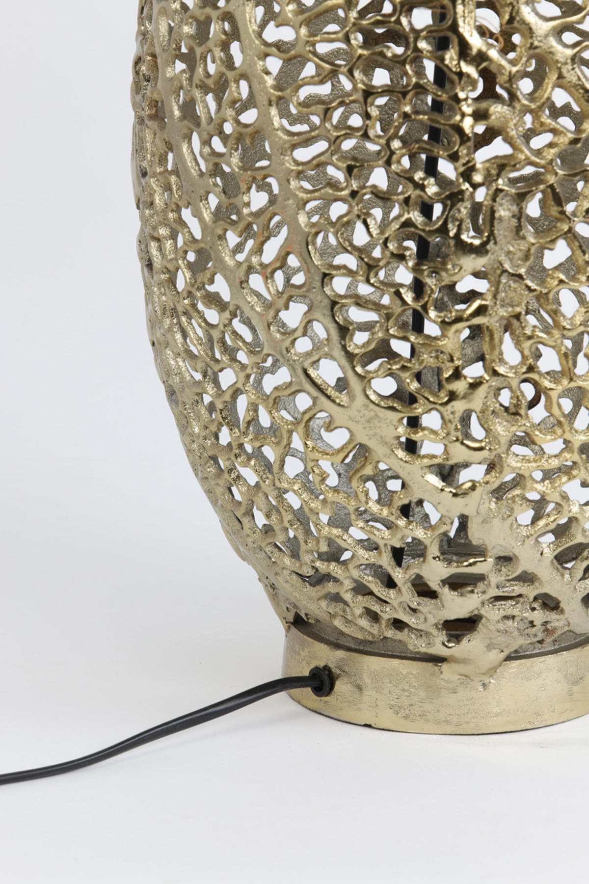 TISCHLAMPE Sinula Gold Ø24/40 cm - Goldfarben, Metall (24/24/40cm) - Light & Living