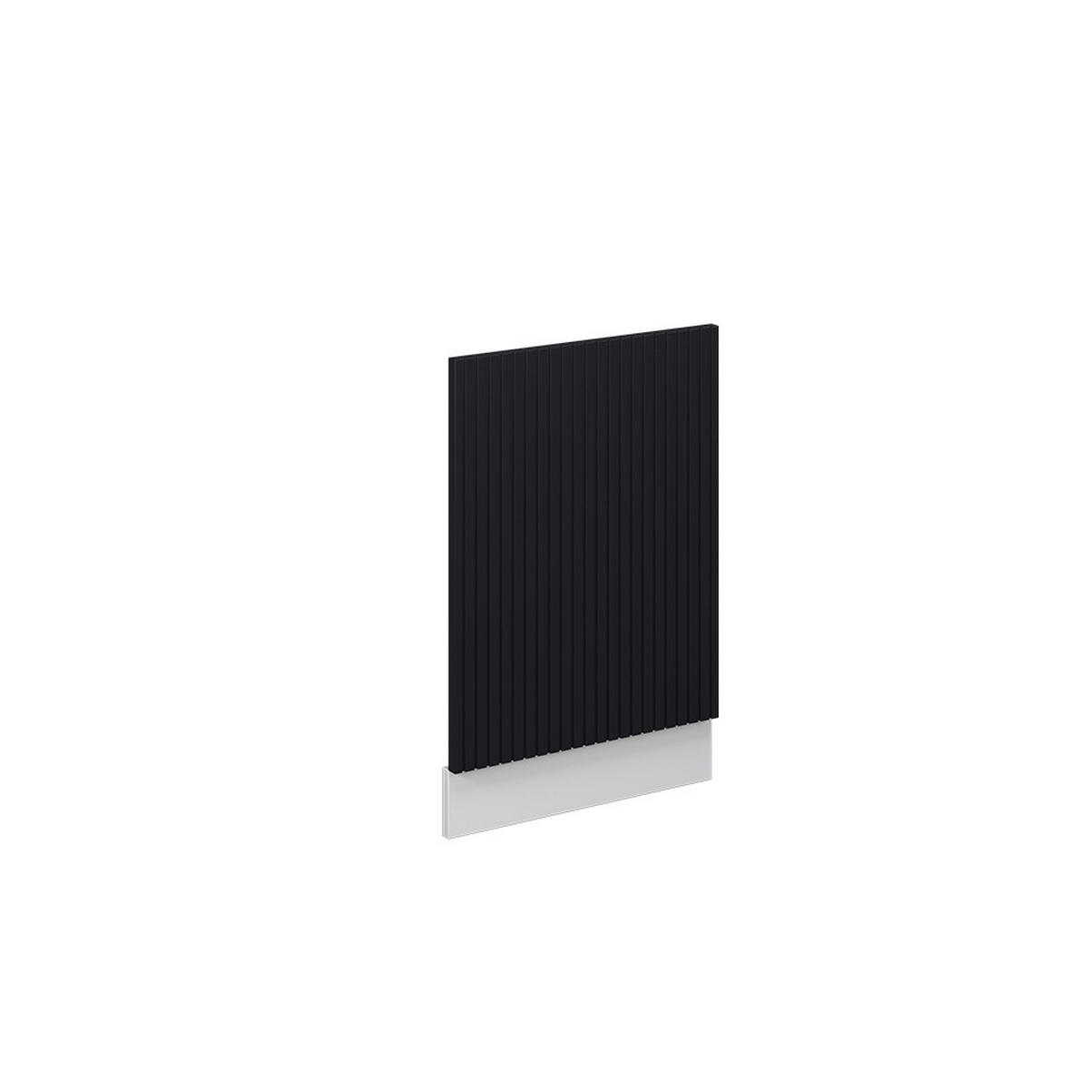 GESCHIRRSPÜLBLENDE Fame-Line Schwarz gestreift - Schwarz/Weiß, Holzwerkstoff (45/67.4/1.6cm) - Vicco