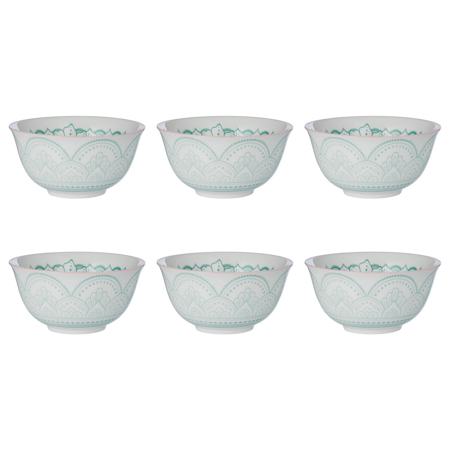 Butlers Schalen Grün 14x7x14 cm