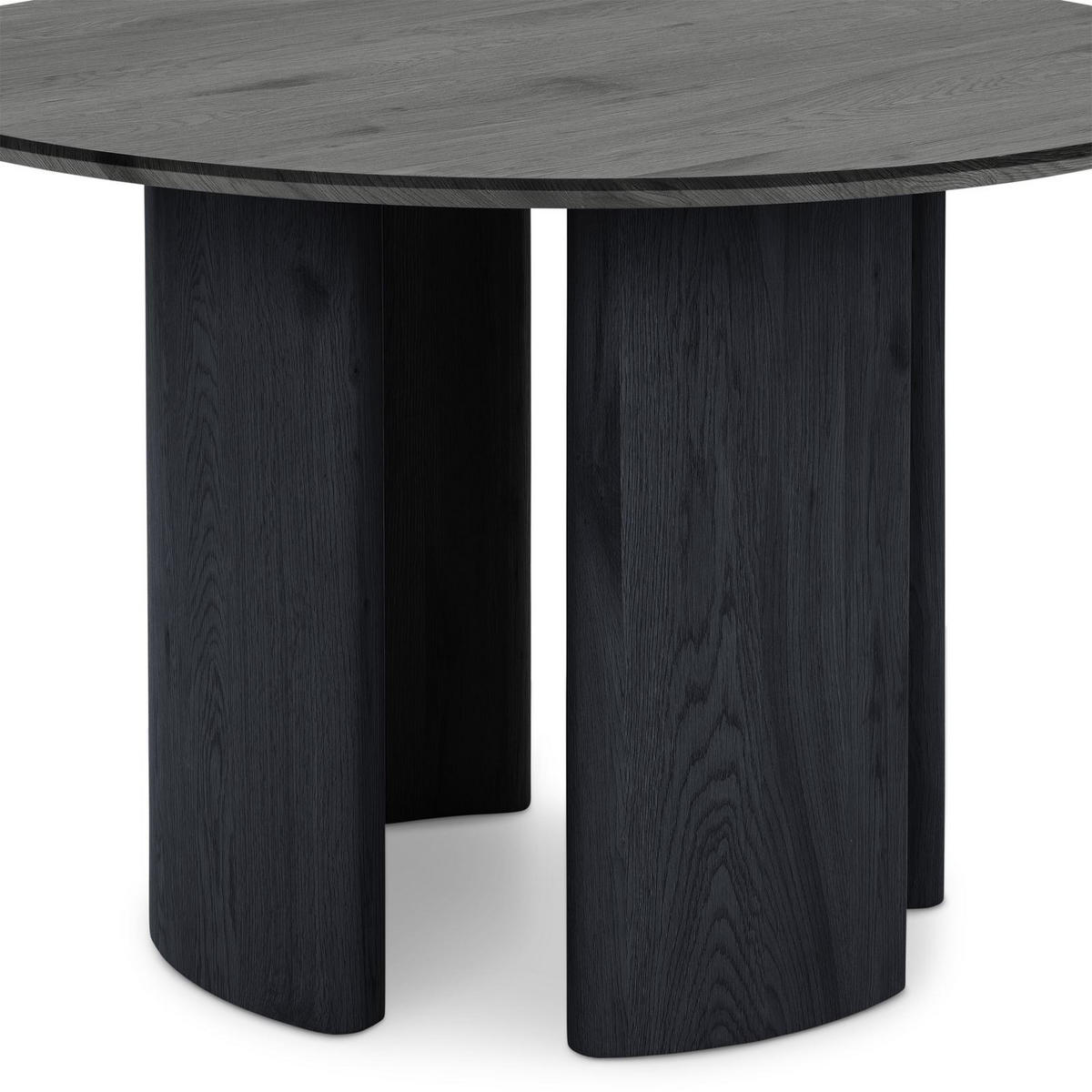 ESSTISCH ARVIKA schwarz - Schwarz, Holzwerkstoff (120/120/76cm) - IDIMEX