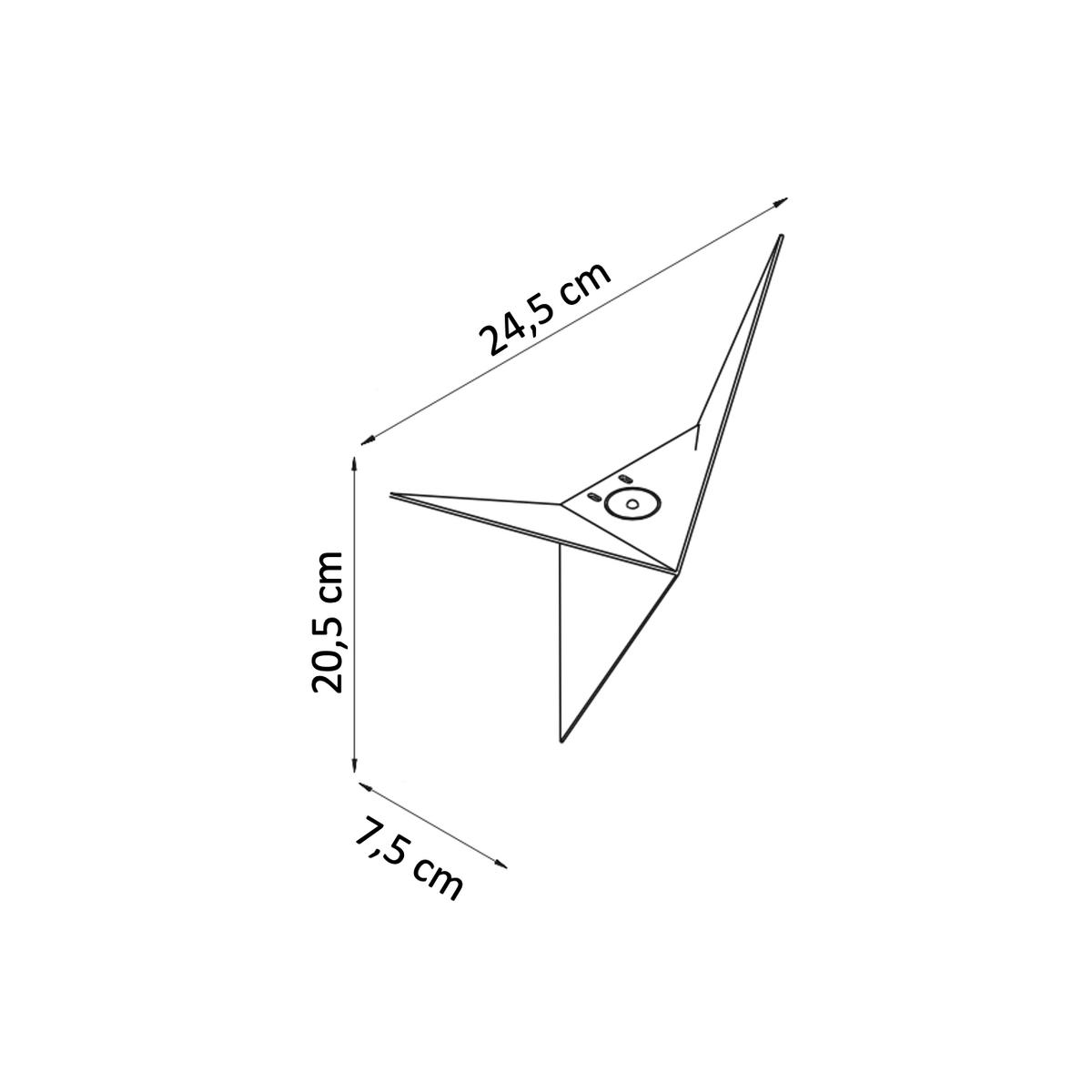WANDLEUCHTE London, Weiß, 25.5cm - Weiß, Metall (24.5/25.5/7cm) - KOSILUM