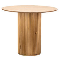ESSTISCH Rund Braun 90 x 90 x 75 (cm) - Braun, Holz (90/90/75cm) - Nordlys