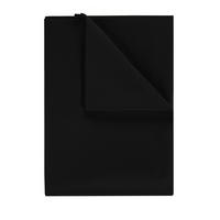 BETTTUCH ohne Gummi 160/275 cm, in Schwarz - Schwarz, Textil (275/160cm) - Blumtal
