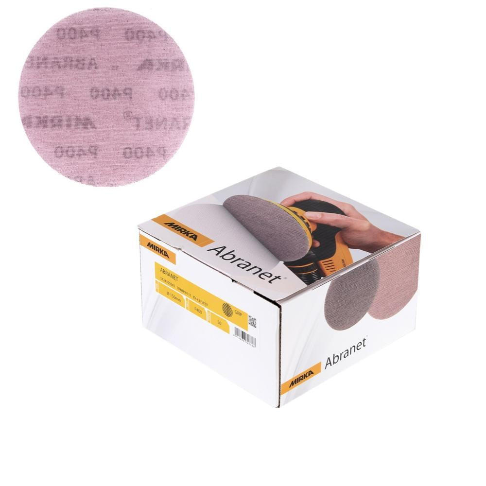 MIRKA ABRANET Schleifscheiben Grip 150mm P400 50Stk. ( 5424105041 ) - Multicolor, Kunststoff (160/160/95cm) - Mirka