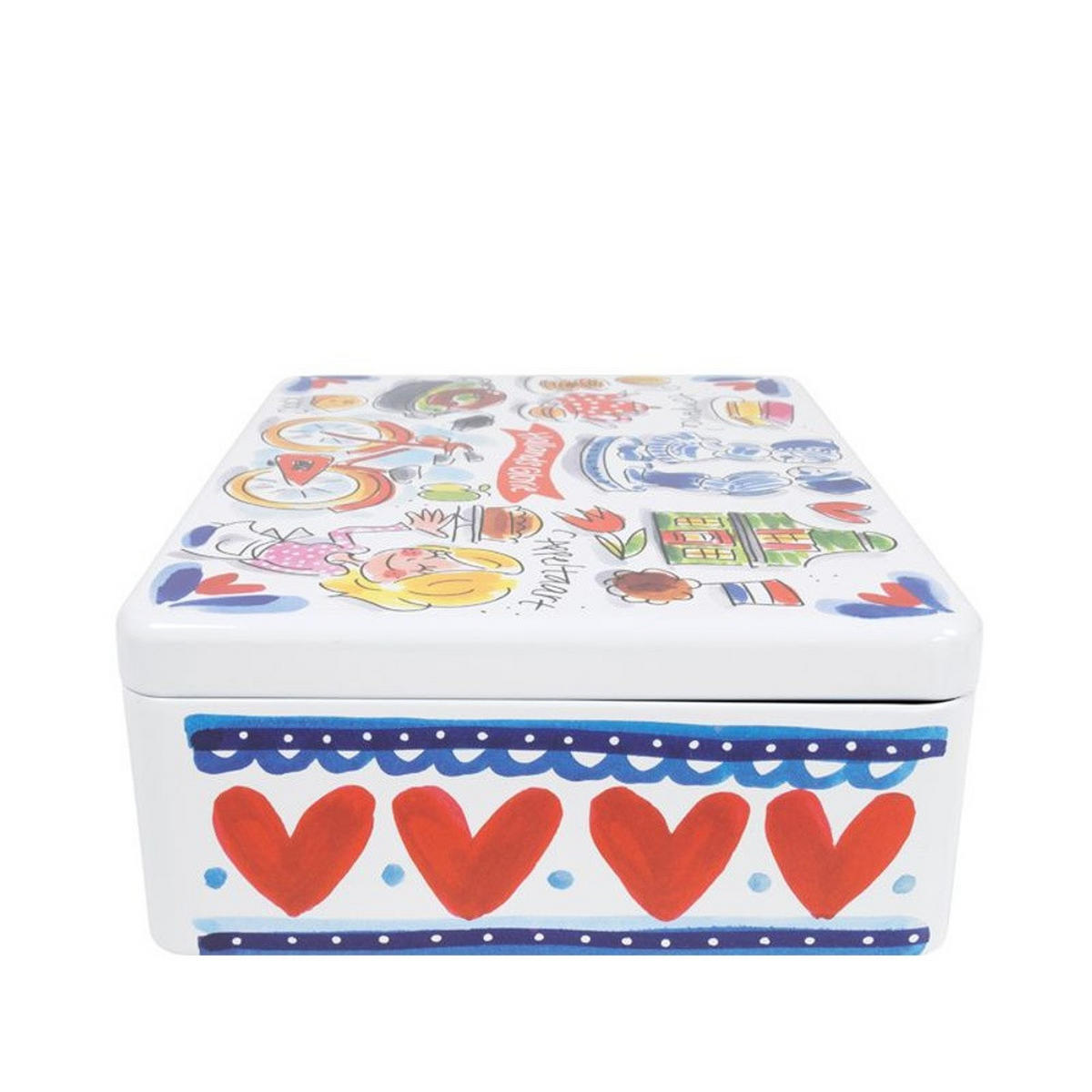 TEEDOSE Holland in Bunt - 20 x 15,5 x 7cm - Multicolor, Metall (20.3/7/15.7cm) - Blond Amsterdam