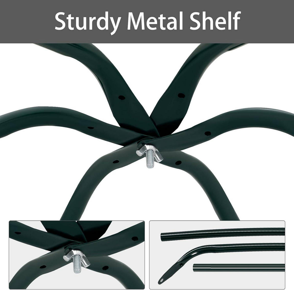 FOLIENGEWÄCHSHAUS, PE-halbdurchsichtiges Tomatengewächshaus - Grün, Textil/Metall (240/200/200cm) - Woltu