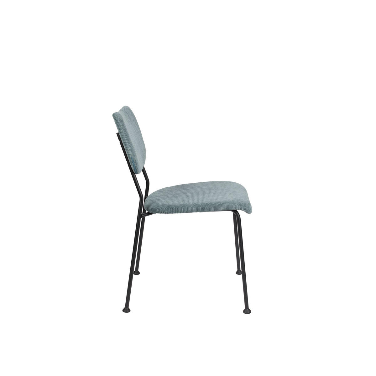 ESSZIMMERSTUHL Benson Grau/ Blau - 2 er Set - Grau, Textil (47/81/56cm) - Zuiver