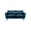 SOFA Layla 2,5-Sitzer-Velluto 11 - Dunkelblau, Holz/Textil (197/95/98cm)