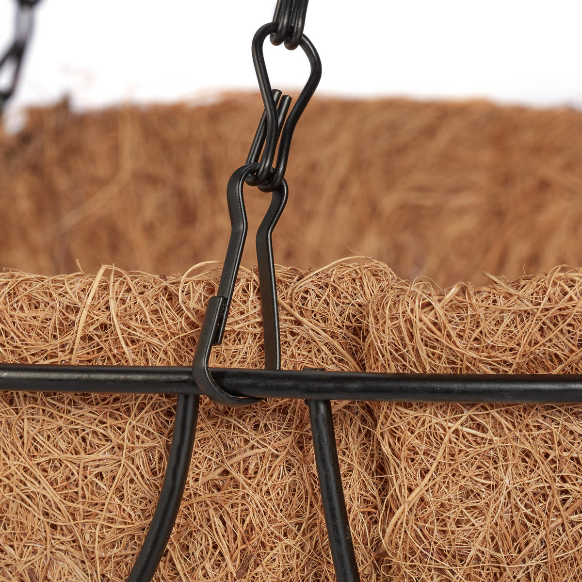 3XBLUMENAMPEL - Multicolor, Textil/Metall (31/50/31cm) - Relaxdays