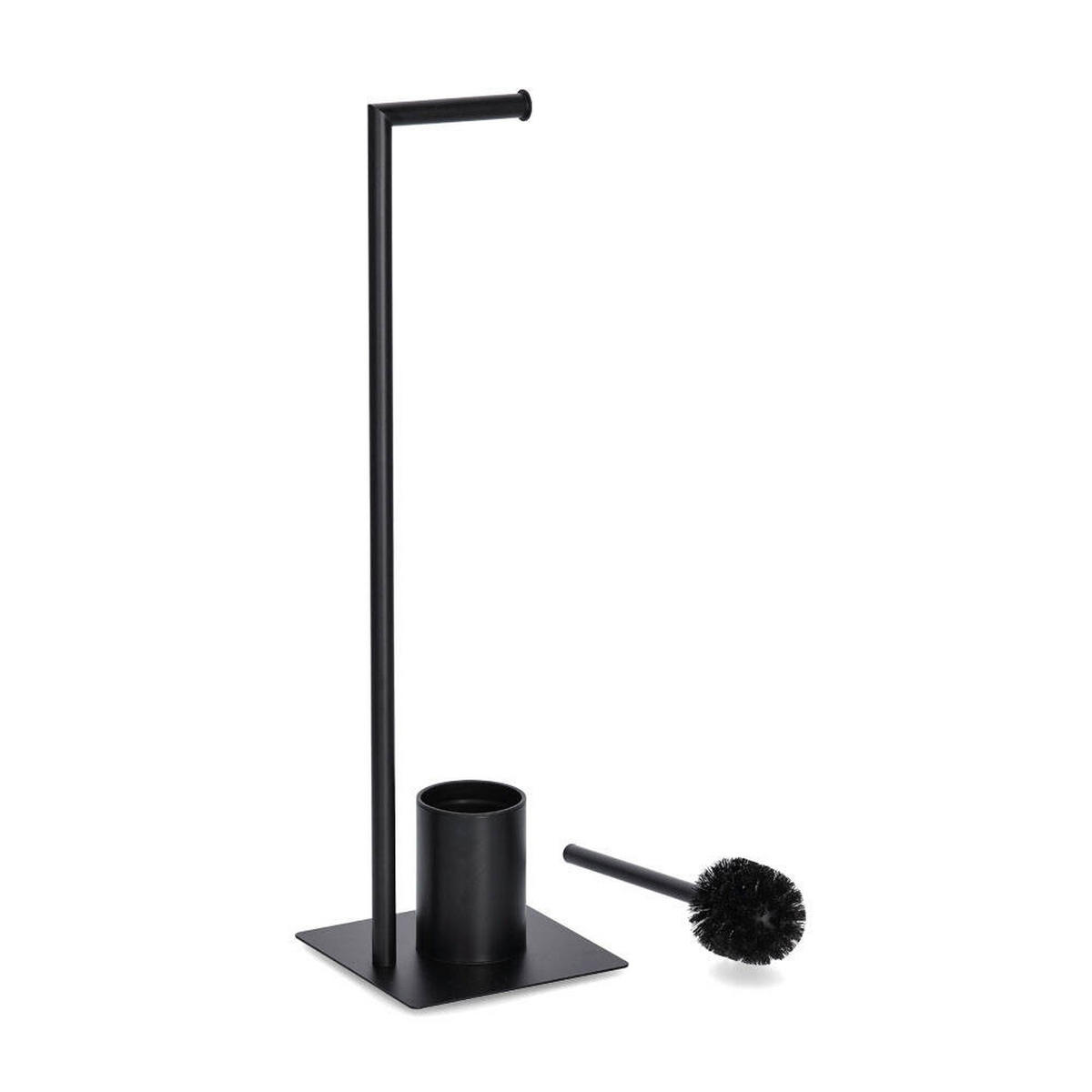 TOILETTENBÜRSTENHALTER 20/20/70 cm - Schwarz, Metall (20/70/20cm)