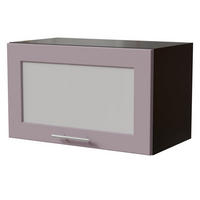 KLAPPHÄNGESCHRANK Bari W4BS/60 WKF Schwarz / RAL 4009 pastellviolett 60 / 32,5 / 36cm Blum Aventos - Violett/Schwarz, Holz/Holzwerkstoff (60/36/32.5cm) - Feldmann-Wohnen