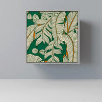 SIDEBOARD VERDANT PLEASURES, Grau, 57,5x42x57,5 cm, Ohne Füße - Multicolor/Grau, Holzwerkstoff (57.5/57.5/42cm) - SpaceRebels
