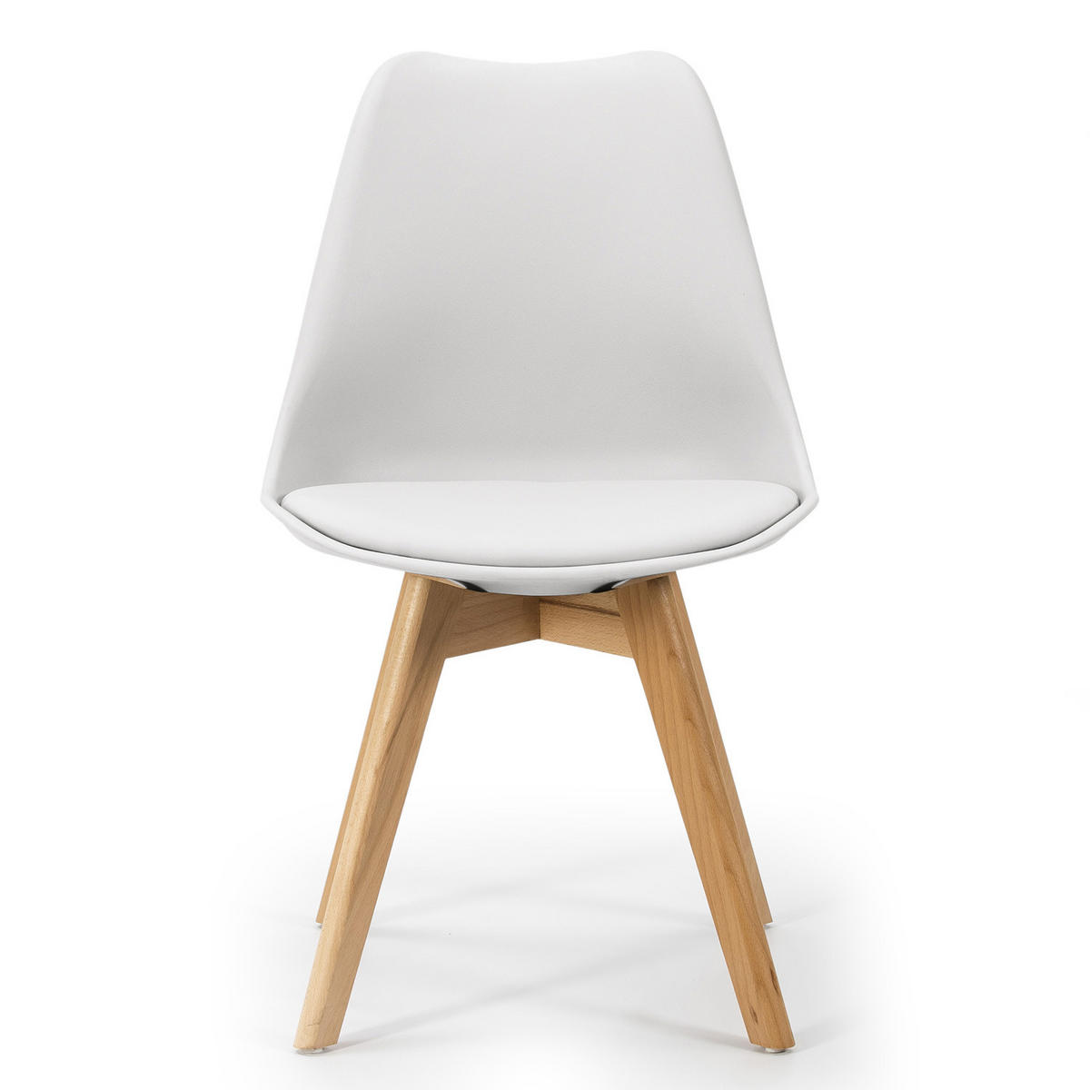 STUHL 2er-Set Klara Weiß - Weiß, Holz/Kunststoff (49/82/53cm) - VS Venta-stock