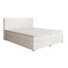 POLSTERBETT Topiq 184/203/103 weiß - Weiß, Holzwerkstoff/Textil (180/200cm) - Beautysofa