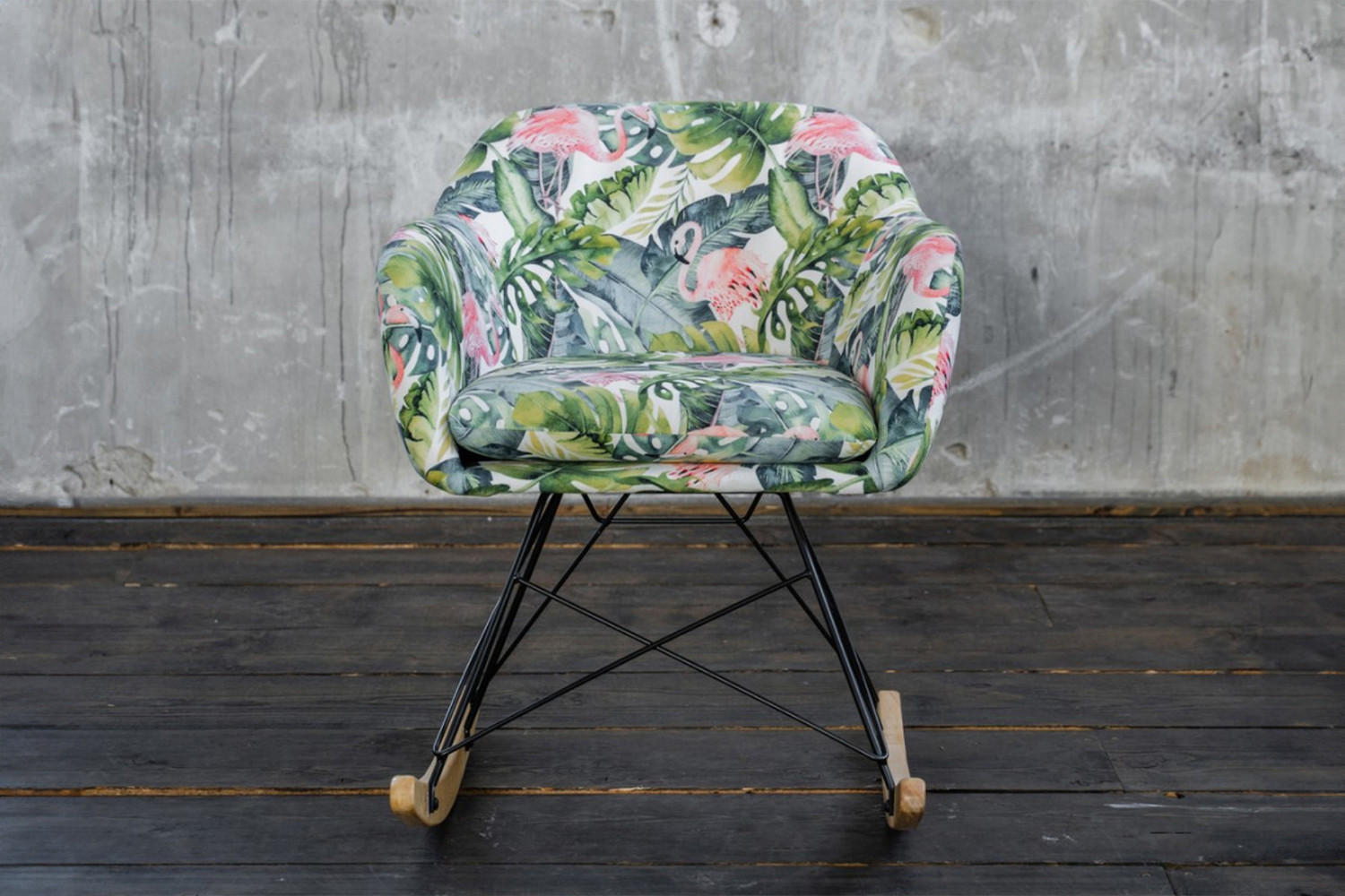 SCHAUKELSTUHL STELLA Multicolor Webstoff - Multicolor, Textil (62/73/75cm) - KAWOLA