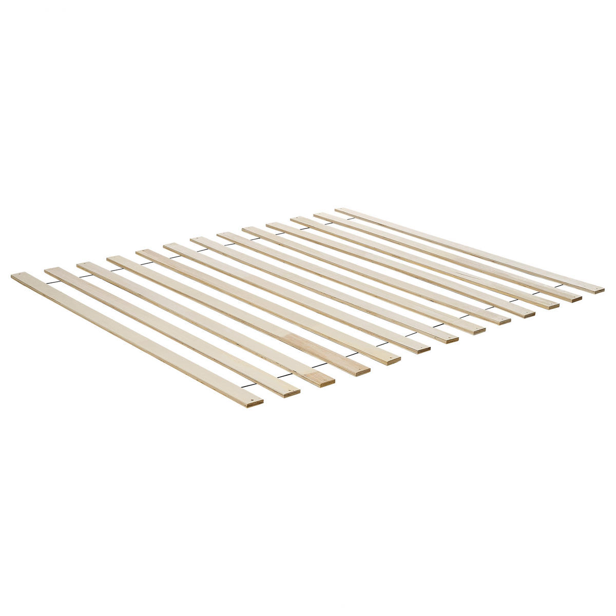 BETT mit Lattenrost 160/200 cm Gummibaumholz Braun Varzy - Braun, Holz (160/200cm) - Beliani