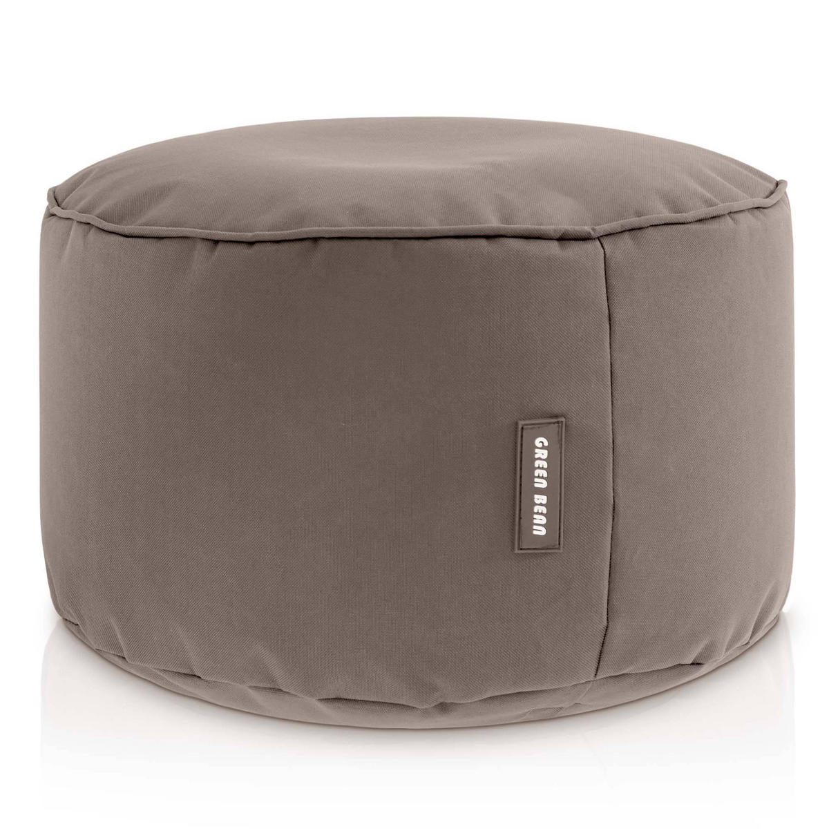 SITZSACK-HOCKER Pouf "Stay" 45x25cm - Braun, Textil (45/25/45cm) - Green Bean