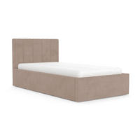 POLSTERBETT BELLA 90/200 cm in Cord Beige - Beige, Holz/Holzwerkstoff (90/200cm) - Deine Möbel 24