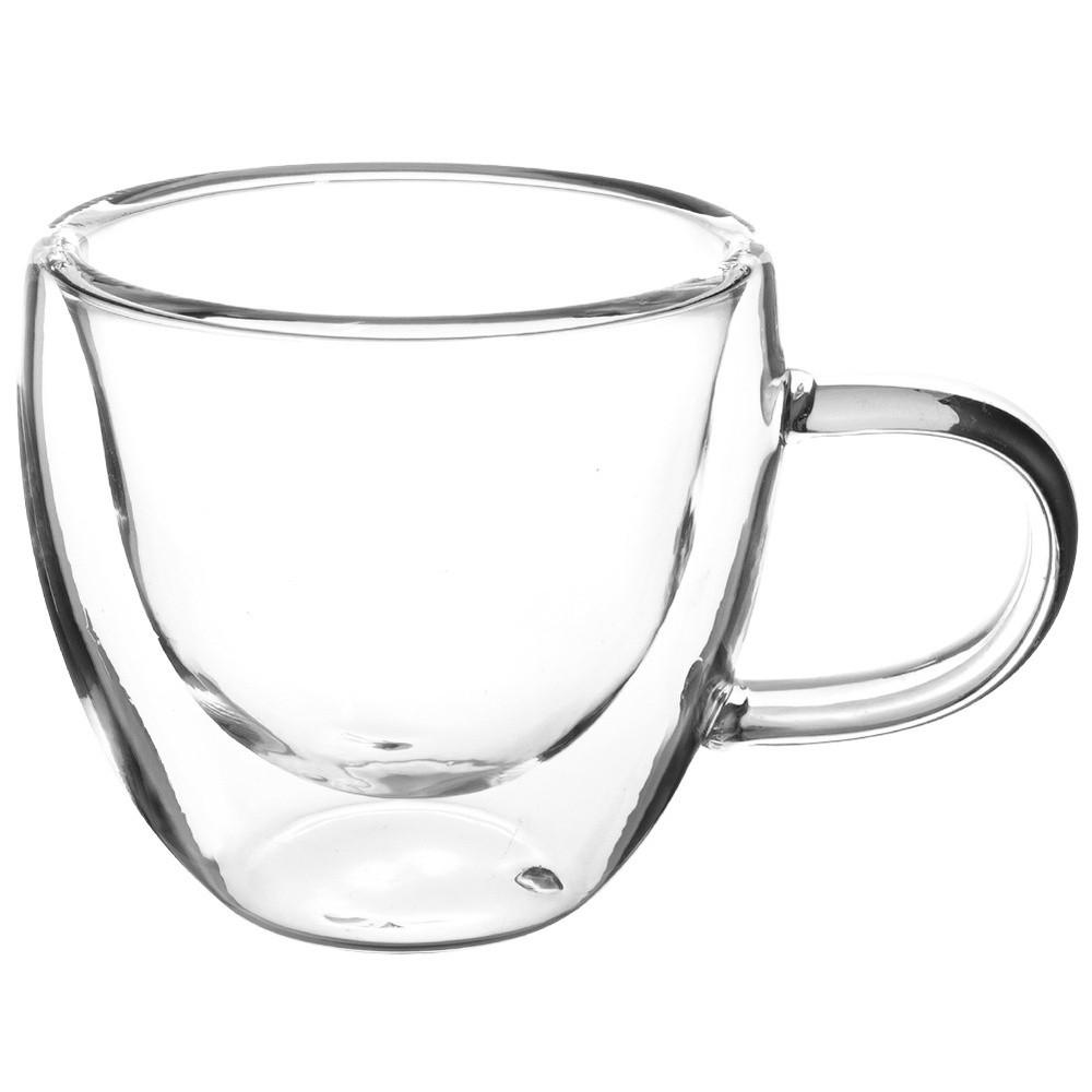ESPRESSOGLAS Double mit Griff transparent - Klar, Glas (0.1L) - Orion 