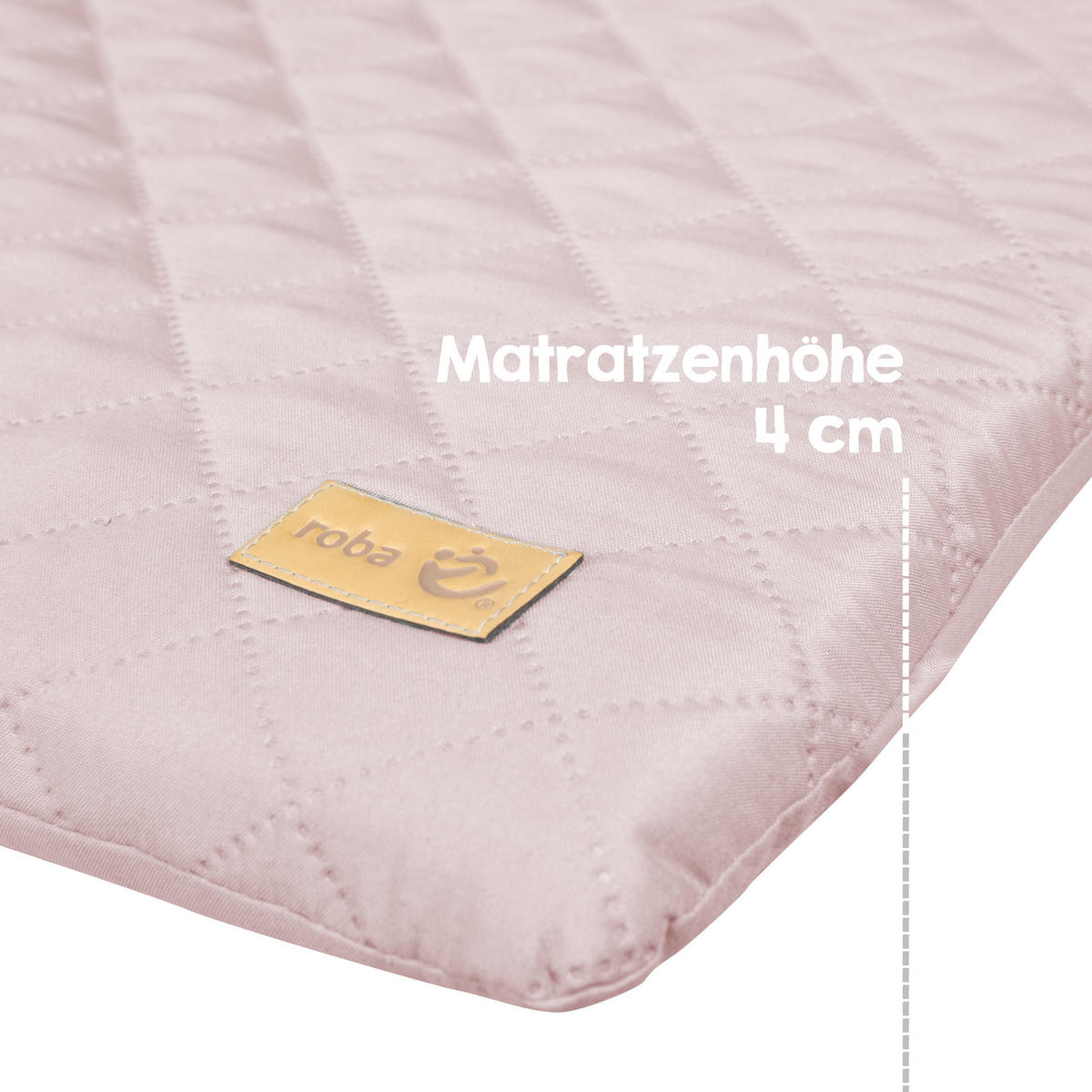 WICKELAUFLAGE roba Style rosa - Rosa, Textil (85/75cm) - Roba