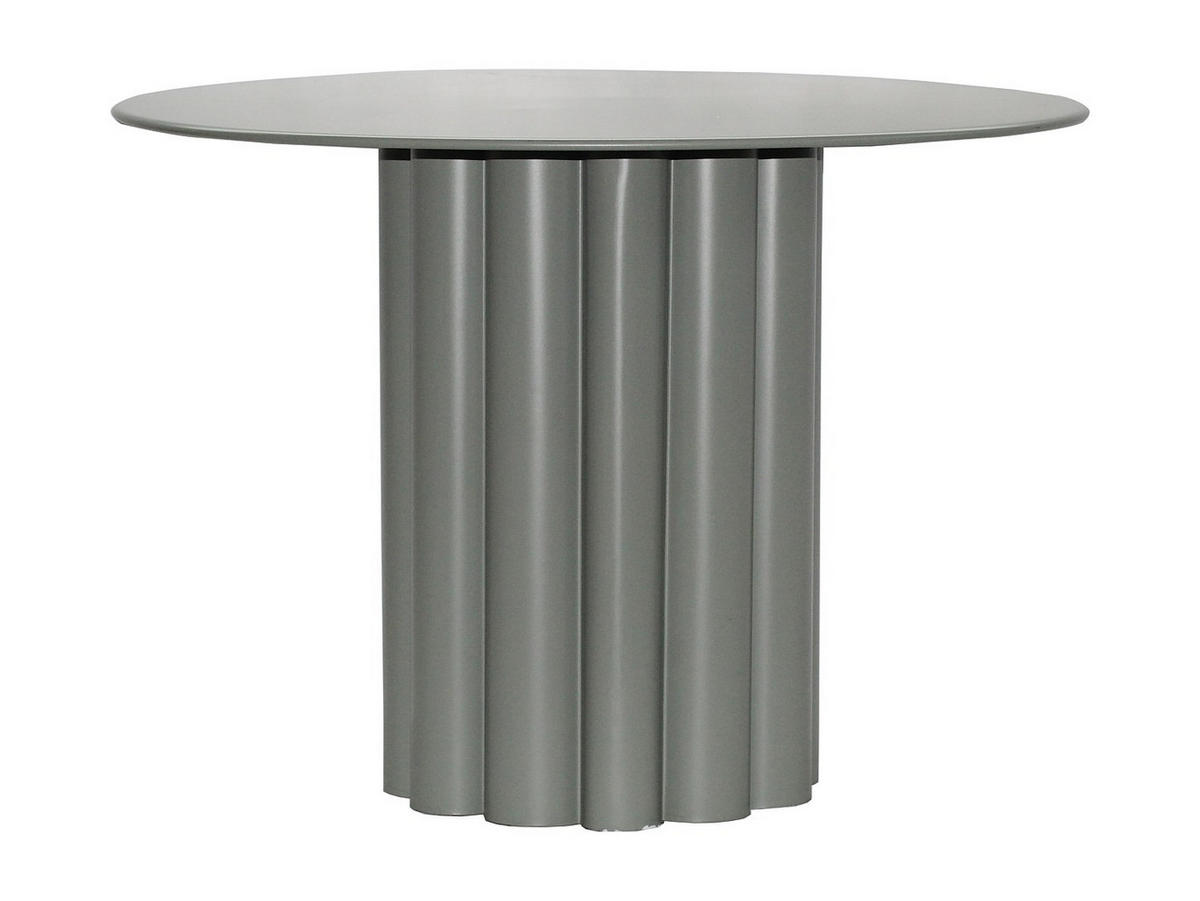 BEISTELLTISCH - 63 cm x 63 cm - metall - khaki Wodoli - Schlammfarben, Metall (63/63/45.5cm) - Vente-Unique