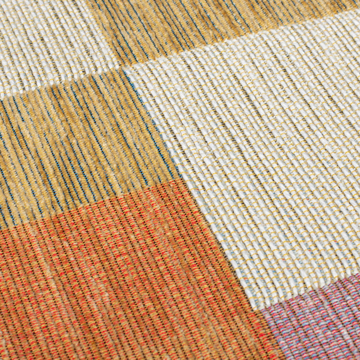 TEPPICH COQUET, geometrisch, Orange-Natur, 155 x 230 cm - Orange, Textil (155/230cm) - KADIMA DESIGN