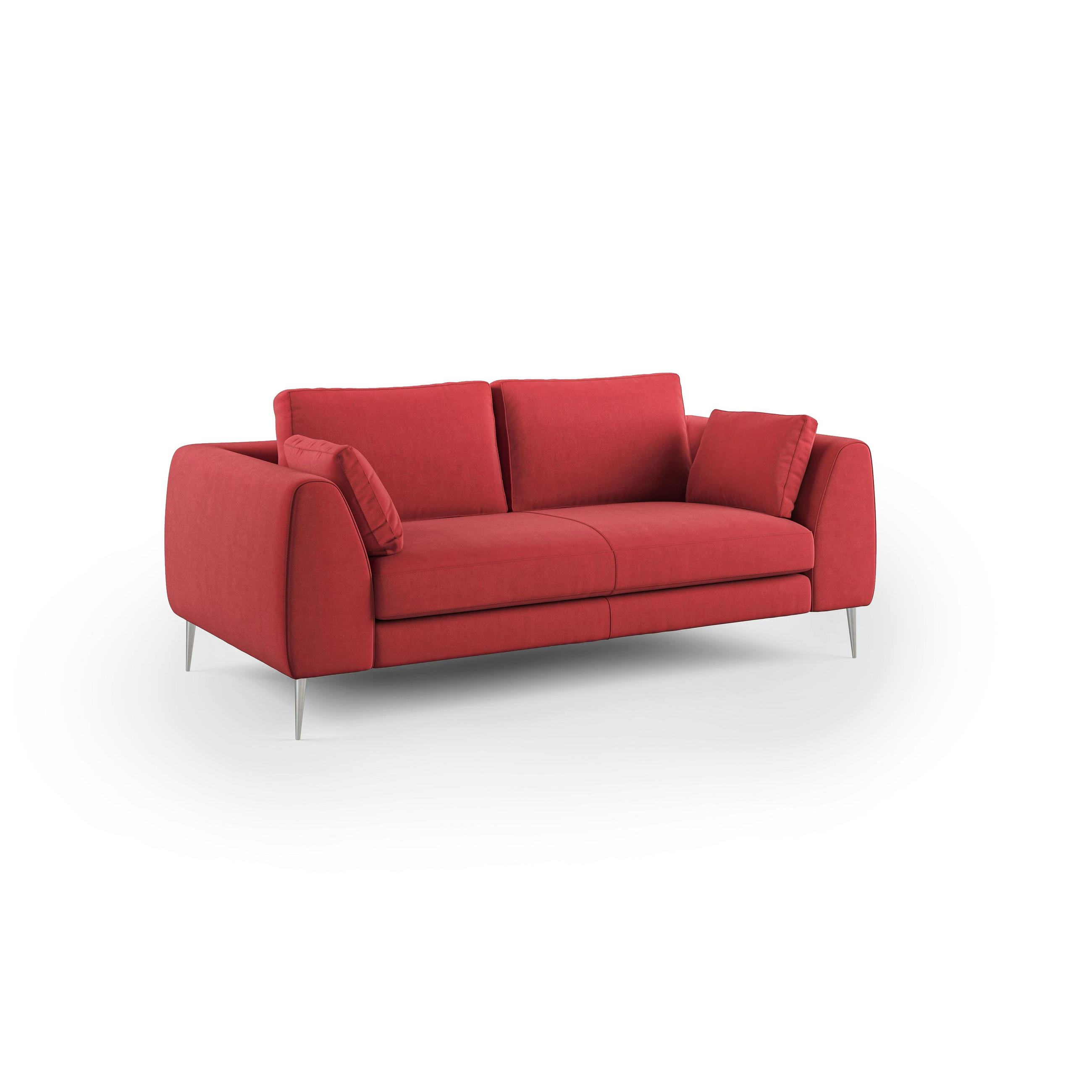LINEARSOFA Plano - Rot, Textil (196/86/102cm) - Divani.store