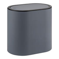 KOSMETIKEIMER 6 Liter, grau - Grau, Kunststoff (25.5/24.5/16.5cm) - eluno