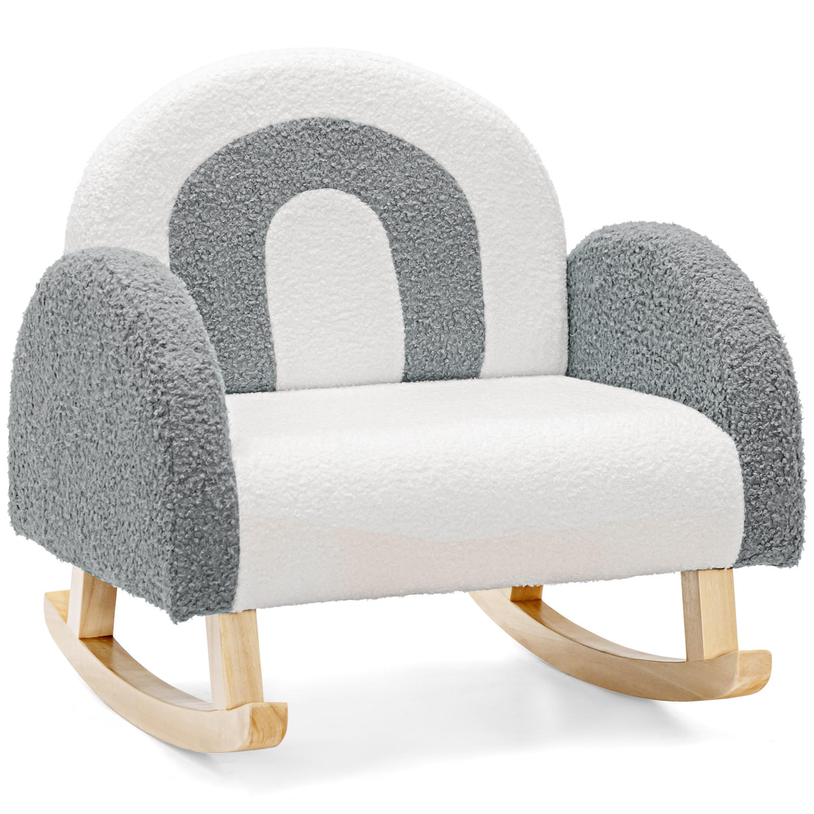 KINDERSOFA 51cm Grau - Grau, Holz (50/51/51cm) - COSTWAY