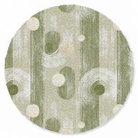 KOBERCE - Umelecké - Moderné - Zelené - 120x120 cm - olivovozelená, textil/plast (120/0.4cm) - OnlyWow